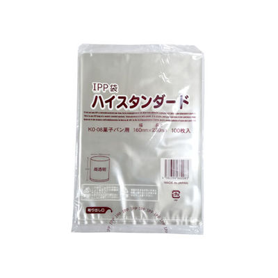IPP袋 IPP平袋 KO-08 菓子パン用L 1000枚(100×10) 00431290 1ケース(1000枚入(100枚×10袋))（直送品）