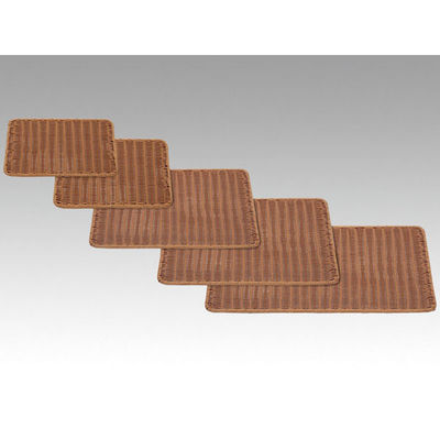 トーダイ 樹脂バスケット BB-822-BRパントレー 75型 ブラウン 5枚(1×5) 01082275 1ケース(5本入)（直送品）