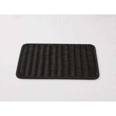 トーダイ 樹脂バスケット BB-831-BKパントレー 37型 ブラック 5枚(1×5) 01083137 1ケース(5本入)（直送品）