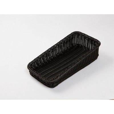 樹脂バスケット BB-K4020-BKベーカリーバスケット 斜め20型 ブラック 5枚(1×5) 010K20BK 1ケース(5本入)（直送品）