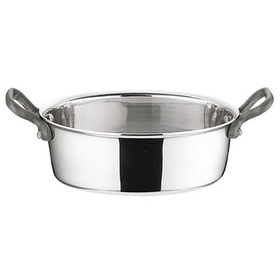 トーダイ 鍋・フライパン プチパン シチューポット(小判)〈B〉8cm 1個 03111165（直送品）