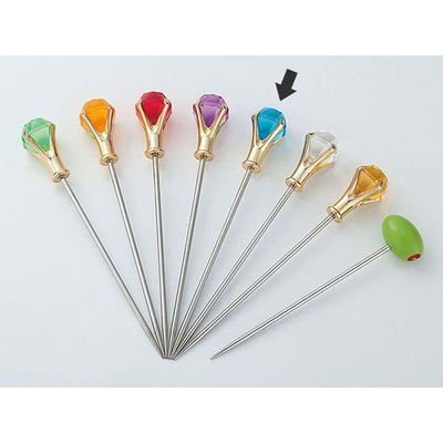 トーダイ カトラリー UK ダイアモンドヘッド マティーニピック・ブルー 10本(1×10) 03400955 1ケース(10本入)（直送品）