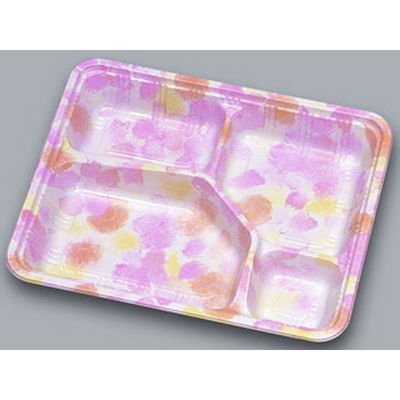 福助工業 弁当容器 LC新 LC-614 フローネ 600枚(50×12) 0578614 1ケース(600枚入(50枚×12袋))（直送品）