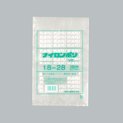 福助工業 ナイロンポリ VSタイプ 18-28 2700枚(100×27) 0708585 1ケース(2700枚入(100枚×27袋))（直送品）