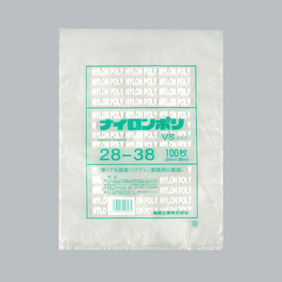 福助工業 ナイロンポリ VSタイプ 28-38 1400枚(100×14) 0708623 1ケース(1400枚入(100枚×14袋))（直送品）