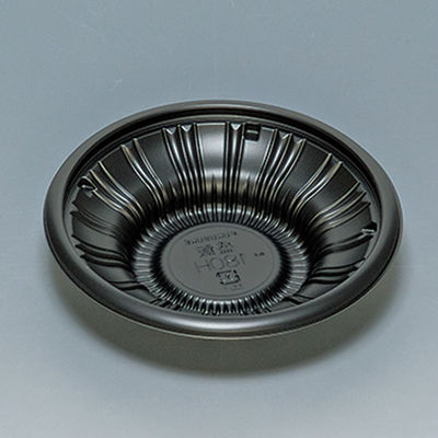 福助工業 どんぶり容器 盛飯180H 本体 黒 600枚(50×12) 0747051 1ケース(600枚入(50枚×12袋))（直送品）