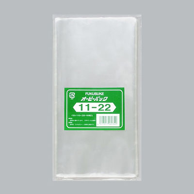 福助工業 OPP袋 オーピーパック テープなし 11-22 0840343 1セット(100枚×10袋)（直送品）