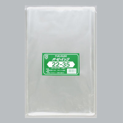 福助工業 OPP袋 オーピーパック テープなし 22-35 1ケース(100枚×10袋) 0840661（直送品）