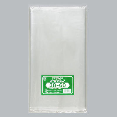 福助工業 OPP袋 オーピーパック テープなし 38-60 1ケース(50枚×10袋) 0840831（直送品）