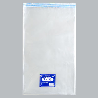 福助工業 OPP袋 オーピーパック テープ付 T-33 1ケース(100枚×10袋) 0841234（直送品）