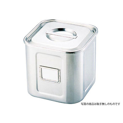 トーダイ 保存容器 UK 名札付 角・深型キッチンポット21cm (手付) 1個 09040210（直送品）