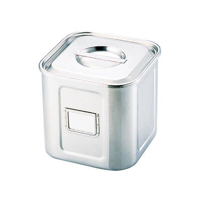 トーダイ 保存容器 UK 名札付 角・深型キッチンポット15cm 1個 09040150（直送品）