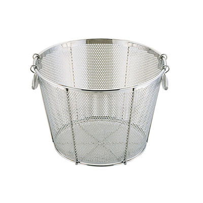 トーダイ 中華・蒸し器・揚げ物用品 UK 揚げザル・深型(補強付)42cm 【5.0φ】 1個 09907482（直送品）