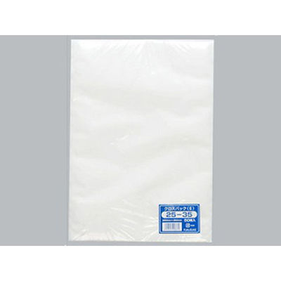 福助工業 ラッピング クロスパック (E) 25-35 2000枚(50×40) 132527 1ケース(2000枚入(50枚×40袋))（直送品）