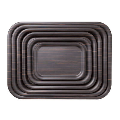 トーダイ お盆・トレー ノンスリップ アルボルトレー ブラック ABT-15BK 1個 342ABK15（直送品）