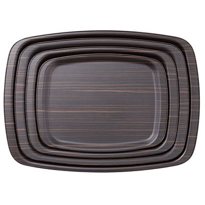 トーダイ お盆・トレー ノンスリップ アルボルトレー ブラック ABT-17BK 1個 342ABK17（直送品）