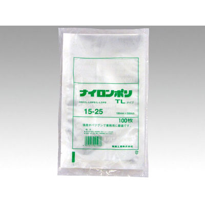 福助工業 真空袋 ナイロンポリ TLタイプ 15-25 2400枚(100×24) 399871 1ケース(2400枚入(10（直送品）