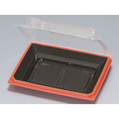 福助工業 フードパック スクエア 27 黒淵朱 600枚(50枚×12) 521035 1ケース(600枚入(50枚×12袋))（直送品）