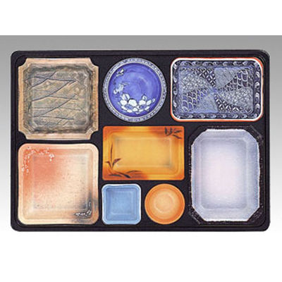 福助工業 仕出弁当 優膳 YN-380B うつわ(中仕切) 60枚(20×3) 546178 1ケース(60枚入(20枚×3袋))（直送品）