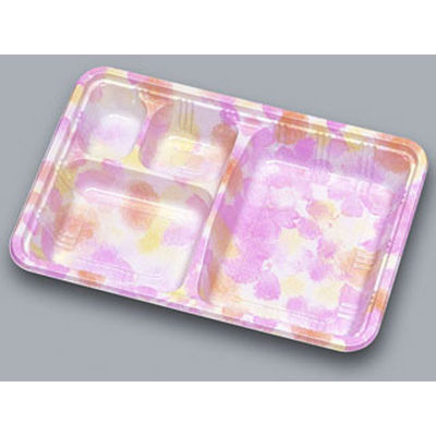 福助工業 弁当容器 LC新 LC-609 フローネ 600枚(50×12) 566707 1ケース(600枚入(50枚×12袋))（直送品）