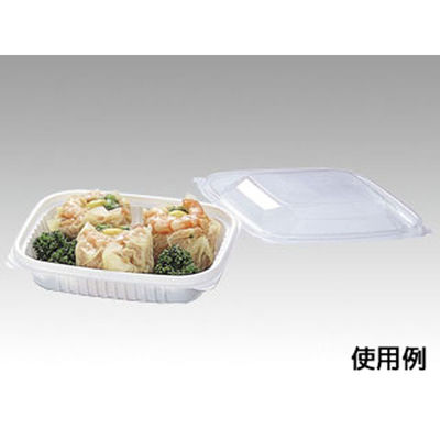 福助工業 惣菜容器 Fカップ C-18W 本体・蓋セット 800枚(50×16) 572871 1ケース(800枚入(50枚×16袋))（直送品）