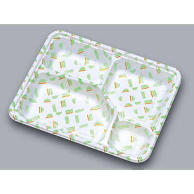 福助工業 弁当容器 LC新 LC-614若葉 600枚(50×12) 575690 1ケース(600枚入(50枚×12袋))（直送品）