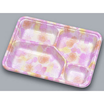 福助工業 弁当容器 LC新 LC-624 フローネ 600枚(50×12) 578649 1ケース(600枚入(50枚×12袋))（直送品）