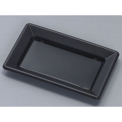 福助工業 惣菜容器 福皿 18-12H黒 新 900枚(50×18) 583650 1ケース(900枚入(50枚×18袋))（直送品）