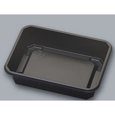 福助工業 弁当容器 MU(3点式) M-14SH みかげ 600枚(50×12) 588997 1ケース(600枚入(50枚×12袋))（直送品）