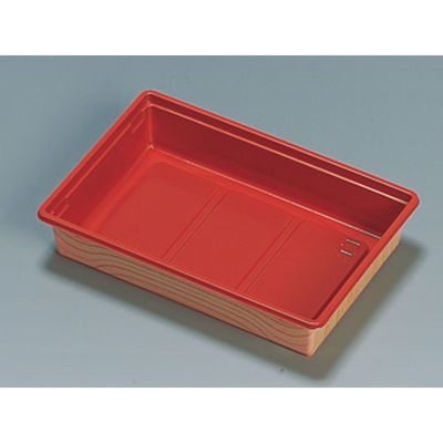 福助工業 寿司容器 富久折 D-10 木目 1000枚(50×20) 593915 1ケース(1000枚入(50枚×20袋))（直送品）