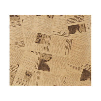 大阪ポリヱチレン販売 大阪ポリエチレン ヨーロピアンラッピングペーパー(茶) 300×450【weeco】　2000枚(1×2000)（直送品）