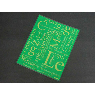 福助工業 カマス袋 カマス GT No.3 洋柄グリーン バラ 1袋(100枚) 804134（直送品）