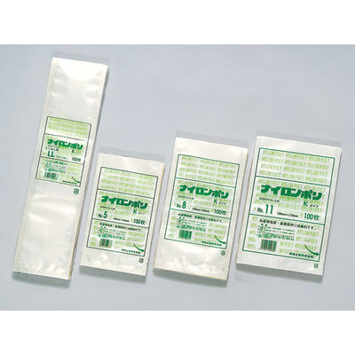 ナイロンポリ Kタイプ No.16 (22-33) 1500枚(100×15) 86295 1ケース(1500枚入(100枚×15袋))（直送品）