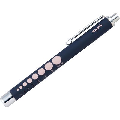 松吉医科器械 マイスコ ラバー調ペンライト ネイビー 24-7257-02 1個（直送品）