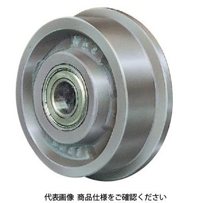 永瀬工場 ボールベアリング入片ツバ車輪LC75 LC75-S45C 1個（直送品