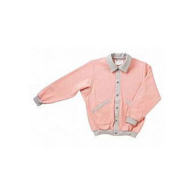 大阪エンゼル スクエアニット室内着（えり付き前開き） ピンク M 5101 【介護用衣類】ウェルファンカタログ 886151（直送品）