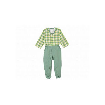 大阪エンゼル プッシュホック（オールS） Tブロックグリーン S 5738-TA 【介護用衣類】ウェルファンカタログ ウェルファンコード：886203（直送品）