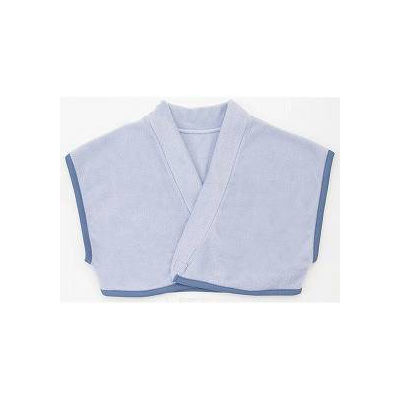 神戸生絲 フリースおやすみベスト ブルーグレー フリー No.96 【介護用衣類】ウェルファンカタログ ウェルファンコード：921299（直送品）