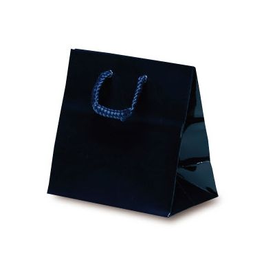 ベルベ 手提げ 紙袋 キュートバッグ ネイビー 5930 1包：100枚（10×10）（直送品）