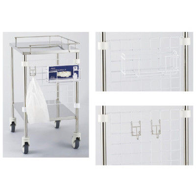 松吉医科器械 回診車用PPEラックボックスホルダー 24-3314-01 1個（直送品）