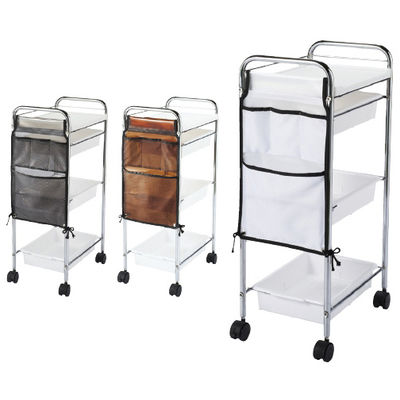 西村製作所 ワゴンポケット（大） ブラウン 24-3371-02（直送品）