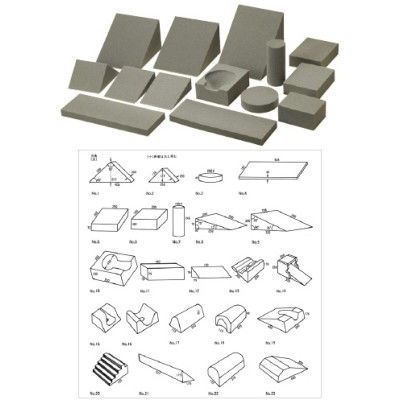 オリオン電機 ポジショニングブロック 三角楔（大） 24-4803-08（直送品）