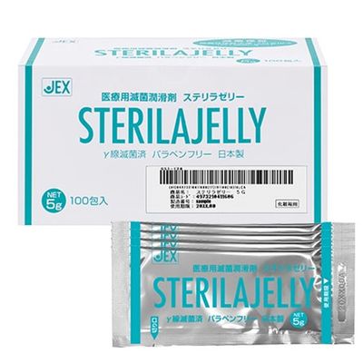 ジェクス ステリラゼリー(医療用滅菌潤滑剤)5g(100包入 ) 24-6768-00 1箱(100包入)（直送品）