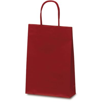 ベルベ 手提げ 紙袋 マットバッグ S ワイン 1060 1包：50枚（10×5）（直送品）
