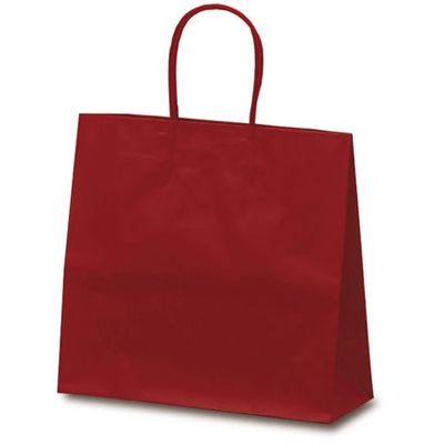 ベルベ 手提げ 紙袋 マットバッグ M ワイン 1061 1包：50枚（10×5）（直送品）