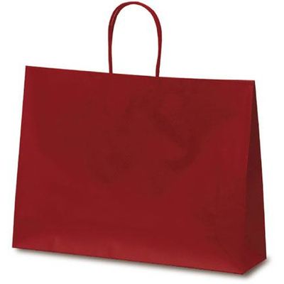 ベルベ 手提げ 紙袋 マットバッグ Y ワイン 1063 1包：50枚（10×5）（直送品）