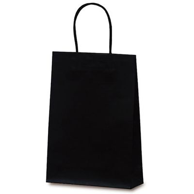 ベルベ 手提げ 紙袋 マットバッグ S ブラック 1068 1包：50枚（10×5）（直送品）