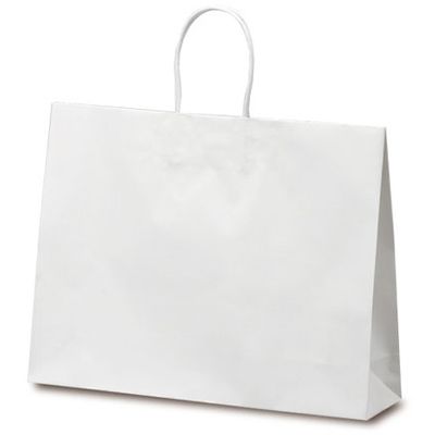 ベルベ 手提げ 紙袋 マットバッグ Y ホワイト 1075 1包：50枚（10×5）（直送品）