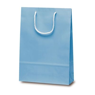 ベルベ 手提げ 紙袋 ナイスバッグ ブルー 1157 1包：50枚（10×5）（直送品）