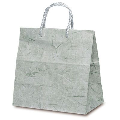 ベルベ 紙袋 PP紐手提袋 T-ミニ 彩流（緑） 1641 1包：200枚（100×2